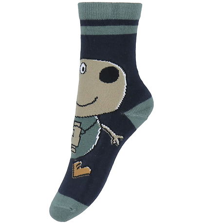 Name It Strømper - 3-pak - NmmOrla - Gurli Gris - Dark Sapphire