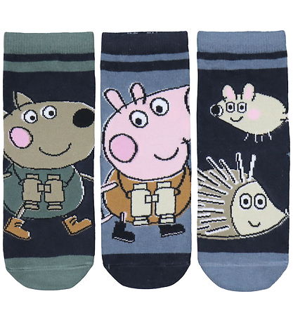 Name It Strømper - 3-pak - NmmOrla - Gurli Gris - Dark Sapphire