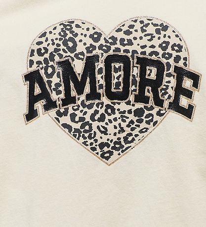 Kids Only T-shirt - Noos - KogLucy - Birch/Amore/Leo