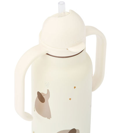 Liewood Drikkedunk - Kimmie - 250 ml - Elephant / Creme De la Cr