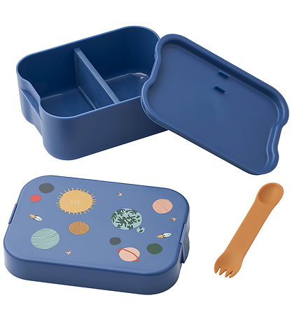 Liewood LunchBox Set - Chelsey Printed - Universe / Classic Navy