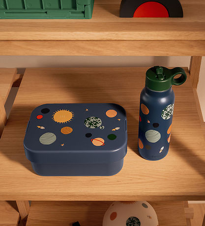Liewood LunchBox Set - Chelsey Printed - Universe / Classic Navy