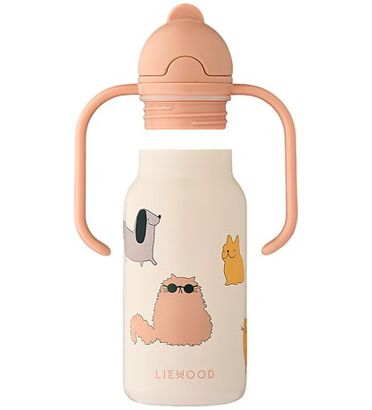 Liewood Drikkedunk - 250 ml - Cats and Dogs / Sandy