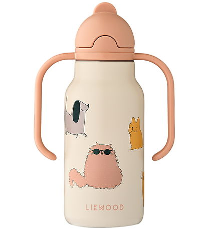 Liewood Drikkedunk - 250 ml - Cats and Dogs / Sandy