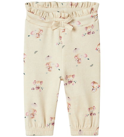 Name it Sweatpants - NbfLatia - Peyote Melange