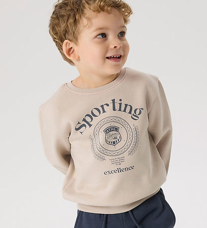 Name It Sweatshirt - NmmDrian - Silver Lining