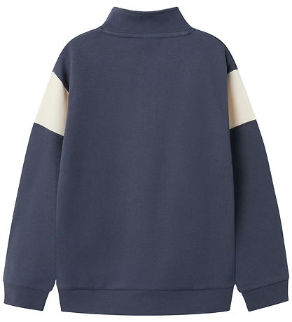 Name It Bluse - NkmDenno - Half Zip - Ombre Blue