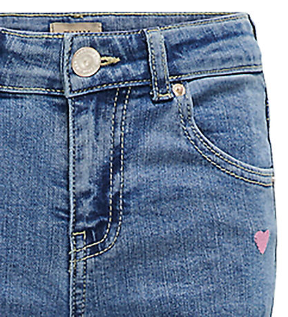 Kids Only Jeans - KogJuicy Wide Leg - Heart - Noos - Light Mediu