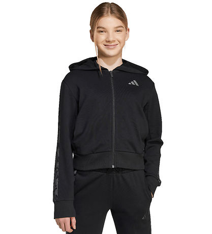 adidas Performance Cardigan - G Anml 3S FT HD - Black