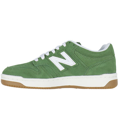 New Balance Sko - 480 - White/Dark Alpine Green