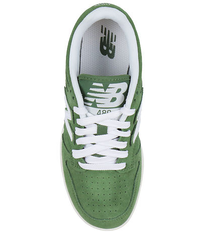 New Balance Sko - 480 - White/Dark Alpine Green