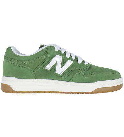 New Balance Sko - 480 - White/Dark Alpine Green