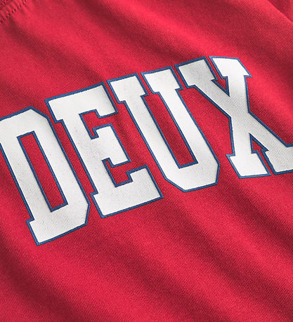 Les Deux T-shirt - Aidan - Scarlet Saga Red m. Logo