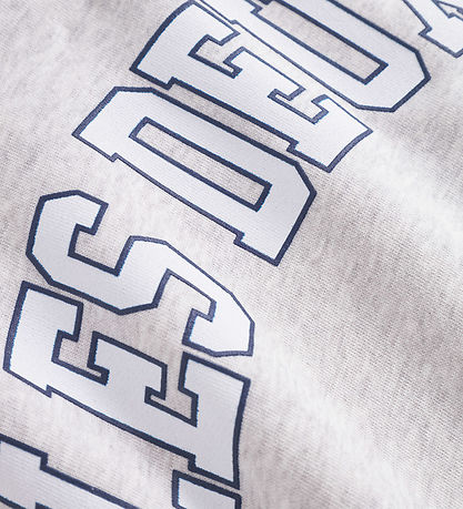 Les Deux Hættetrøje - Aidan - Snow Melange m. Logo