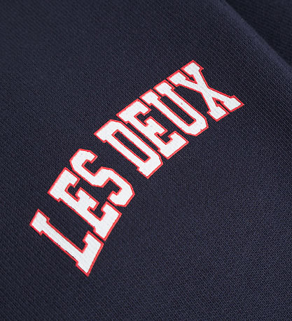 Les Deux Sweatpants - Aidan - Dark Navy Blue m. Logo