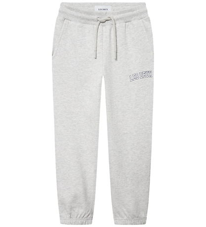 Les Deux Sweatpants - Aidan - Snow Melange m. Logo