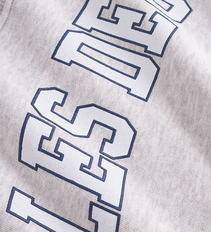 Les Deux Sweatshirt - Aidan - Snow Melange m. Logo
