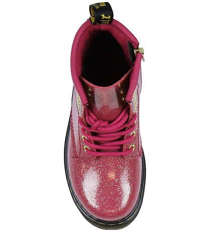 Dr. Martens Støvler - 1460 J -  Nebula Glitter - Fuchsia/Silver 