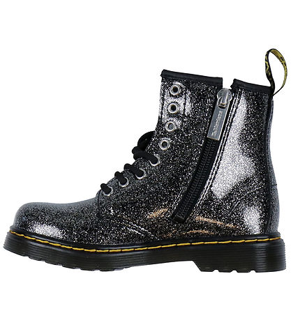 Dr. Martens Støvler - 1460 J - Nebula Glitter - Black/Silver/Neb