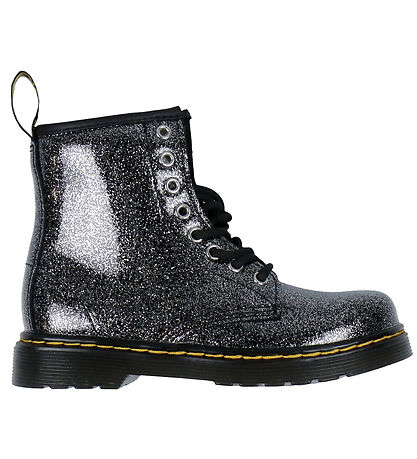 Dr. Martens Støvler - 1460 J - Nebula Glitter - Black/Silver/Neb