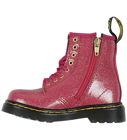 Dr. Martens Støvler - 1460 T - Nebuls Glitter - Fuchsia/Silver/G