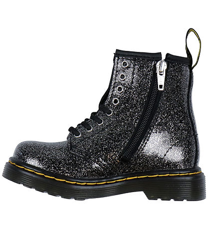 Dr. Martens Støvler - 1460 T - Nebuls Glitter - Black/Silver