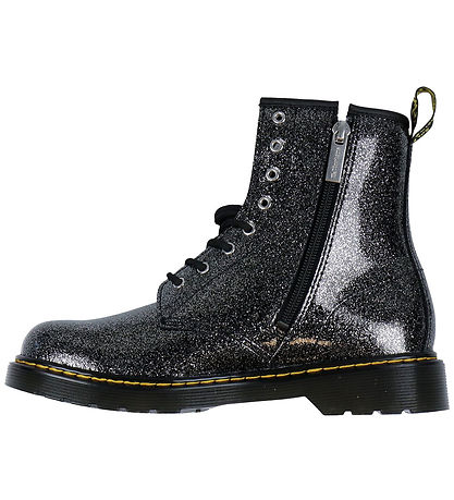 Dr. Martens Støvler - 1460 Y - Nebuls Glitter - Black/Silver