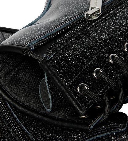 Dr. Martens Støvler - 1460 Y - Nebuls Glitter - Black/Silver
