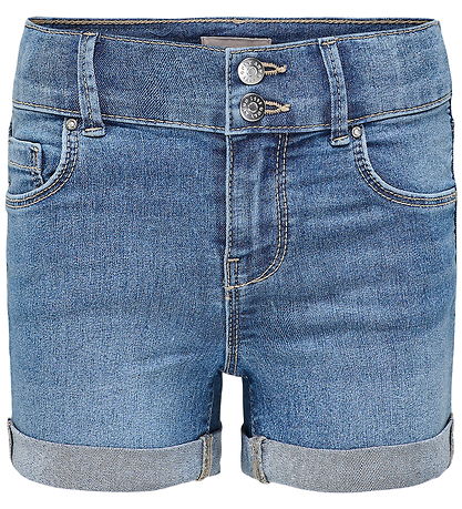 Kids Only Shorts - KogCarmen - Medium Blue Denim