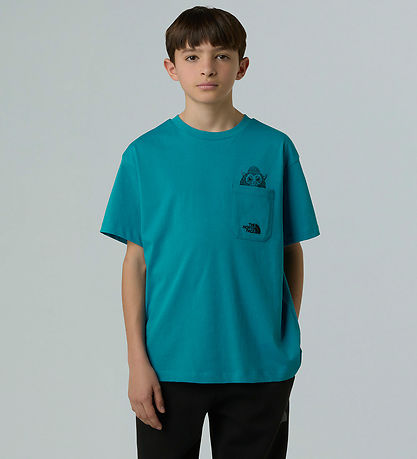 The North Face T-shirt - Oversize - Dusk Blue m. Print