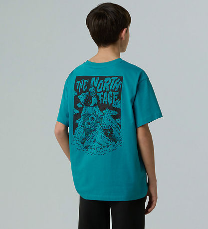 The North Face T-shirt - Oversize - Dusk Blue m. Print