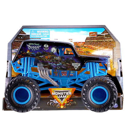 Monster Jam Collector Truck - 1:24 - Son-Uva Digger - Sort/Blå