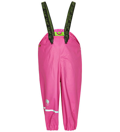CeLaVi Regnbukser m. Seler - Real pink