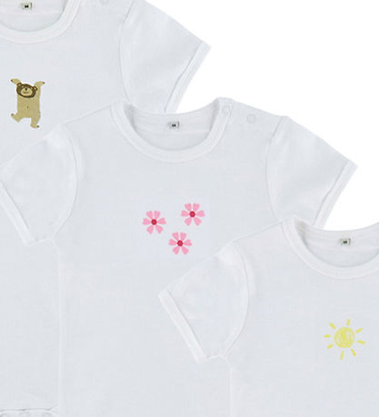 Pippi Body k/æ - 1 stk. - Assorteret - m. Print