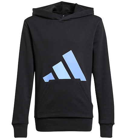 adidas Performance Hættetrøje - J BL FT HD - Black/Blufus