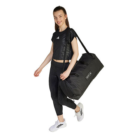 adidas Performance T-shirt - JG PR TEE - BLACK/WHITE