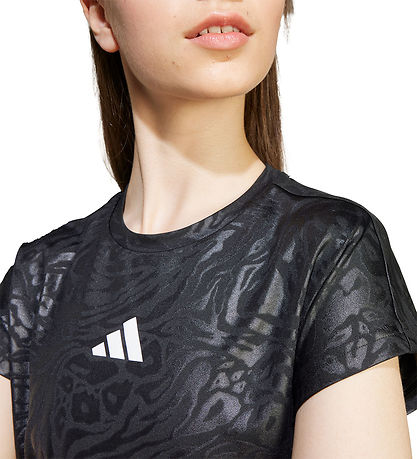 adidas Performance T-shirt - JG PR TEE - BLACK/WHITE