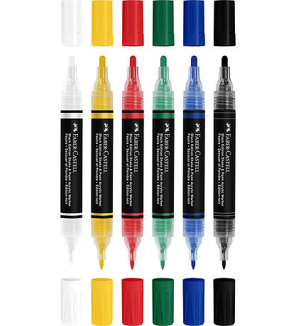 Faber-Castell Tuscher - Shake&Paint Acrylic - 6 Stk. - Multi