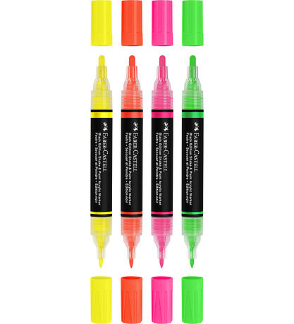 Faber-Castell Tuscher - Shake&Paint Acrylic - 4 Stk. - Neon
