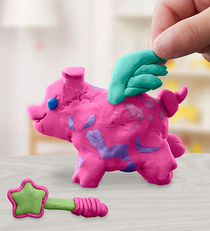 Play-Doh Modellervoks - 6-pak - Sparkle Collection - 340g