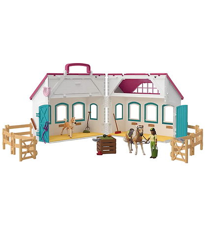 Schleich Horse Club - Åben Hestestald - 60 Dele - 42703