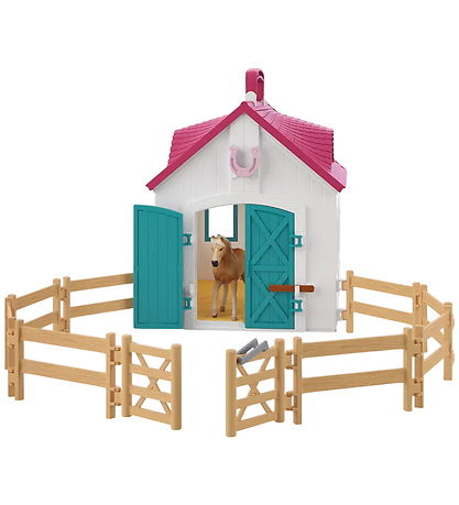 Schleich Horse Club - Åben Hestestald - 60 Dele - 42703