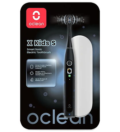 OCLEAN Elektrisk Tandbørste Sæt - X Kids S - Sort