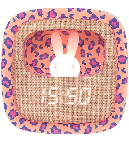 Mobility on Board Vækkeur m. Lys - Billy Clock - Leopard Rose