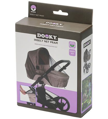 Dooky Insektnet Til Barnevogn - Sort