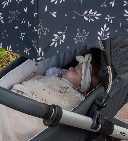 Dooky Parasol Til Klapvogn - Romantic Leave - UV50+ - Sort