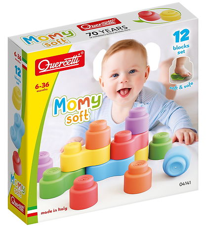 Quercetti Bløde Klodser - 12 stk. - Momy Soft