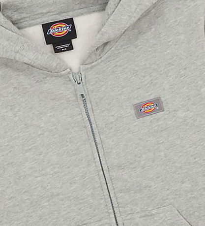 Dickies Cardigan - Oakport - Heather Gray m. Logo