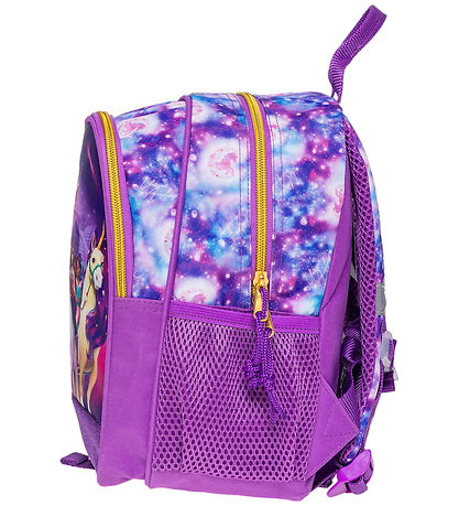 Unicorn Academy Rygsæk - Small - Lilla/Glitter
