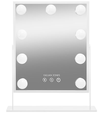 Gillian Jones Makeupspejl - 9 LED/Touch - Hvid